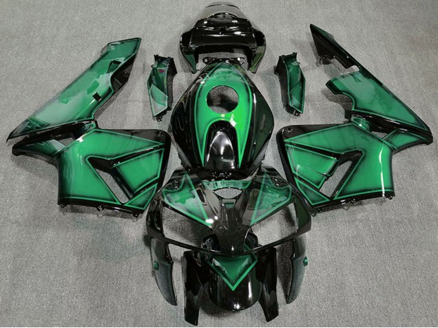 Billigste Honda CBR600RR Motorrad Verkleidung 2005-2006 - Dunkel Hellgrun