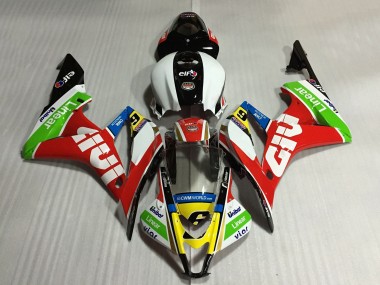 Billigste Honda CBR600RR Motorrad Verkleidung 2007-2008 - Weiss Rot Grun Gelb Glanzendes Schwarz Givi 6