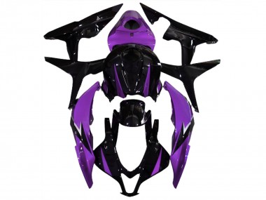 Billigste Honda CBR600RR Motorrad Verkleidung 2007-2008 - Lila Glanzendes Schwarz