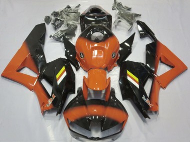 Billigste Honda CBR600RR Motorrad Verkleidung 2013-2023 - Orange Glanzendes Schwarz Weiss Gelb