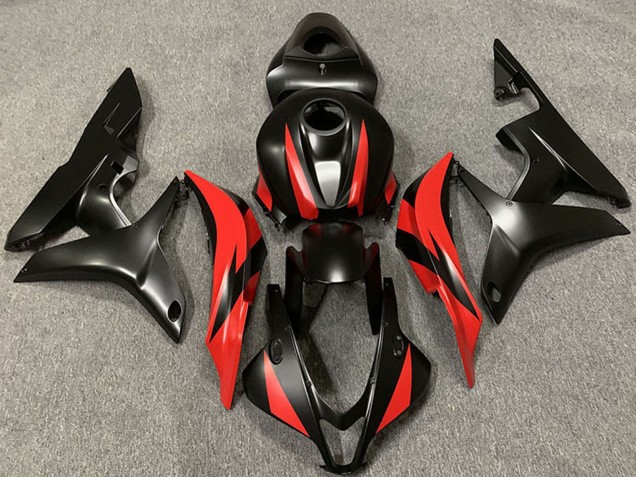 Billigste Honda CBR600RR Motorrad Verkleidung 2007-2008 - Rot Matt Schwarz