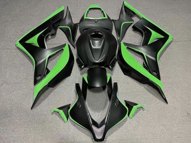 Billigste Honda CBR600RR Motorrad Verkleidung 2007-2008 - Grun Matt Schwarz