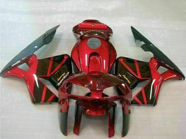 Billigste Honda CBR600RR Motorrad Verkleidung 2005-2006 - Rot Schwarz
