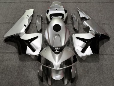 Billigste Honda CBR600RR Motorrad Verkleidung 2005-2006 - Matt Silber und Schwarz
