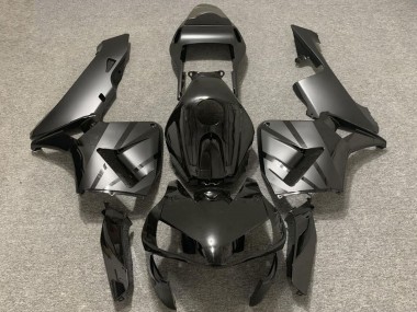 Billigste Honda CBR600RR Motorrad Verkleidung 2003-2004 - Glanzendes Schwarz Matt Grau OEM Stil