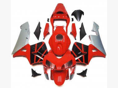 Billigste Honda CBR600RR Motorrad Verkleidung 2003-2004 - Silber Rot Glanzendes Schwarz OEM Stil