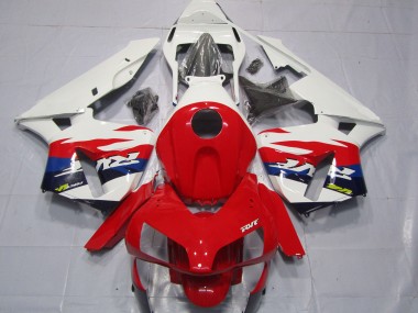 Billigste Honda CBR600RR Motorrad Verkleidung 2003-2004 - Weiss Rot Blau RVF Stil