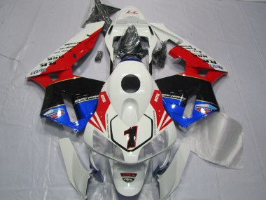 Billigste Honda CBR600RR Motorrad Verkleidung 2003-2004 - Weiss Rot Blau Glanzendes Schwarz EuroBet