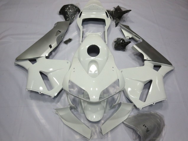 Billigste Honda CBR600RR Motorrad Verkleidung 2003-2004 - Silber Weiss