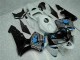 Billigste Honda CBR600RR Motorrad Verkleidung 2005-2006 - Weiss Schwarz Grun