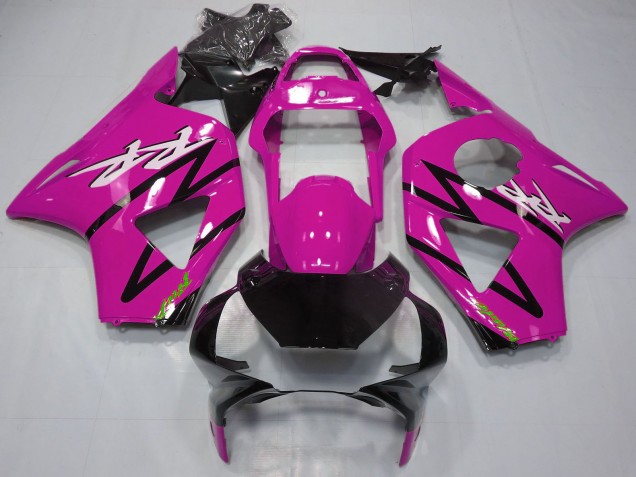 Billigste Honda CBR954RR Motorrad Verkleidung Kit 2002-2003 - Rosa Glanzendes Schwarz