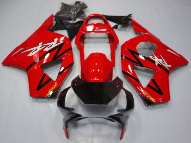Billigste Honda CBR954RR Motorrad Verkleidung 2002-2003 - Rot Glanzendes Schwarz