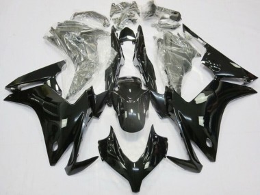 Billigste Honda CBR500R Motorrad Verkleidung 2013-2015 - Glanzendes Schwarz