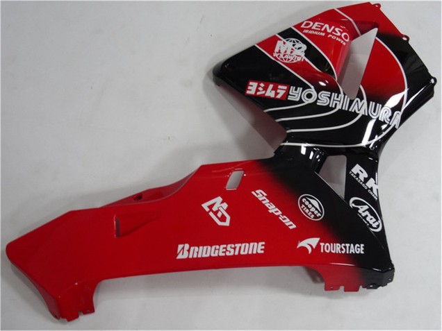 Billigste Honda CBR600RR Motorrad Verkleidungen Kit 2005-2006 - Rot Schwarz
