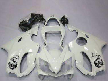 Billigste Honda CBR600 F4i Motorrad Verkleidung 2001-2003 - Weiss Dragon
