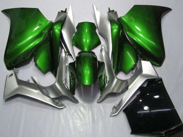 Billigste Honda VFR 1200 Motorrad Verkleidung 2010-2016 - Silber Grun