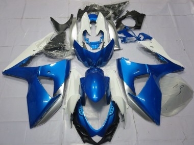 Billigste Suzuki GSXR 1000 Motorrad Verkleidung 2009-2016 - Blau Weiss