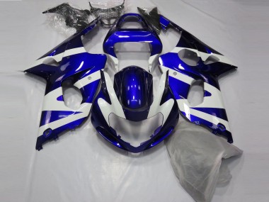 Billigste Suzuki GSXR 1000 Motorrad Verkleidung 2000-2002 - Blau Weiss