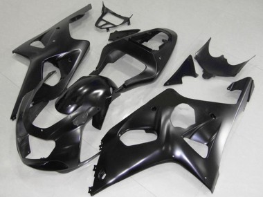 Billigste Suzuki GSXR 1000 Motorrad Verkleidung 2000-2002 - Matt Schwarz