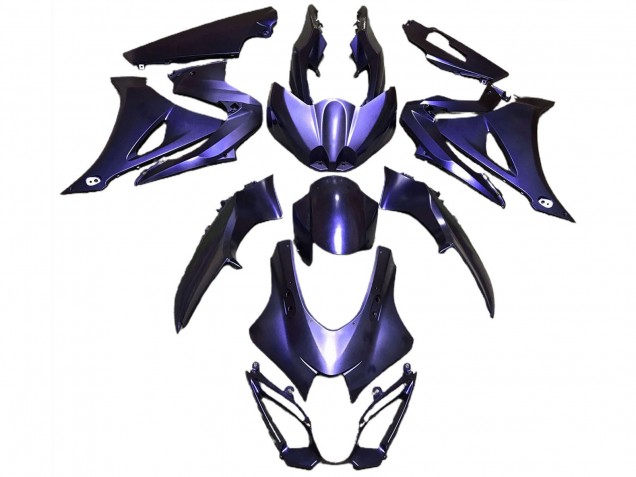 Billigste Suzuki GSXR 1000 Motorrad Verkleidung 2017-2024 - Matt Blau