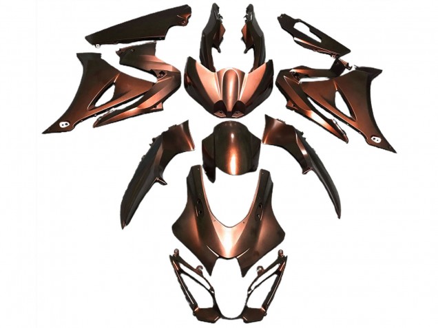 Billigste Suzuki GSXR 1000 Motorrad Verkleidung 2017-2024 - Matt Orange