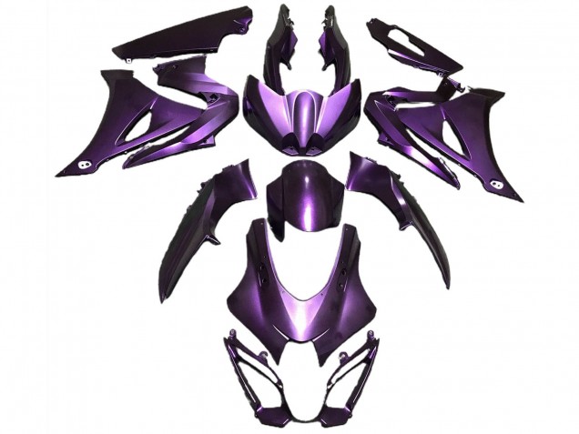 Billigste Suzuki GSXR 1000 Motorrad Verkleidung 2017-2024 - Matt Lila