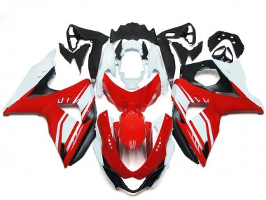 Billigste Suzuki GSXR 1000 Motorrad Verkleidung 2009-2016 - Weiss Rot Schwarz