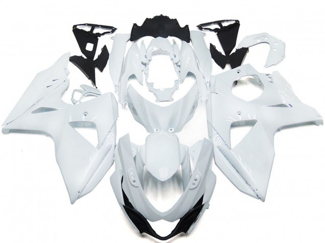 Billigste Suzuki GSXR 1000 Motorrad Verkleidung 2009-2016 - Glanzendes Weiss