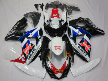 Billigste Suzuki GSXR 1000 Motorrad Verkleidung 2009-2016 - Weiss Blau Rot Schwarz X