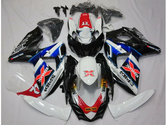 Billigste Suzuki GSXR 1000 Motorrad Verkleidung 2009-2016 - Weiss Blau Rot Schwarz X