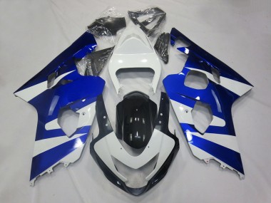 Billigste Suzuki GSXR 600 / GSXR 750 Motorrad Verkleidung 2004-2005 - Weiss Blau Schwarz OEM Stil