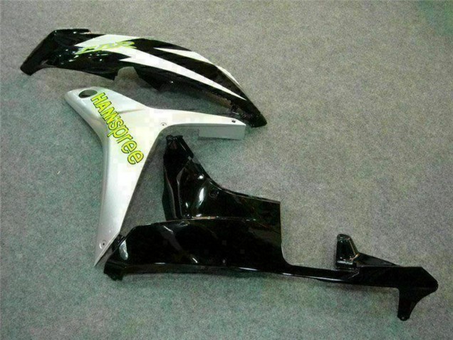 Billigste Honda CBR600RR Motorrad Verkleidung 2007-2008 - Weiss Grun Glanzendes Schwarz Hannspree