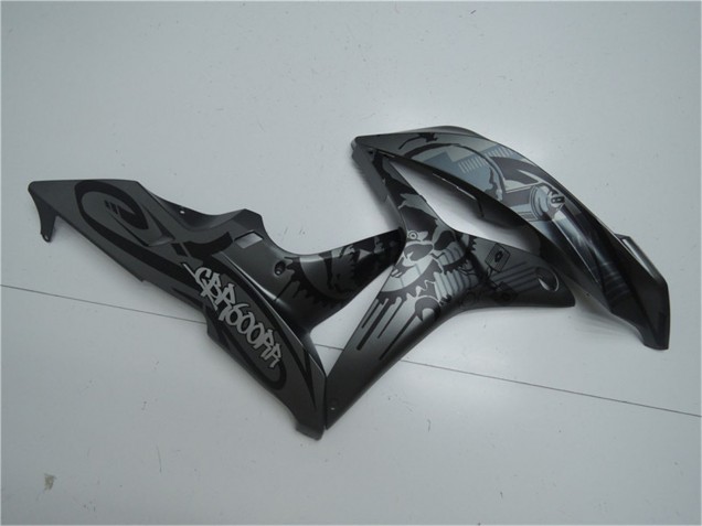 Billigste Honda CBR600RR Motorrad Verkleidung 2007-2008 - Matt Schwarz Graffiti