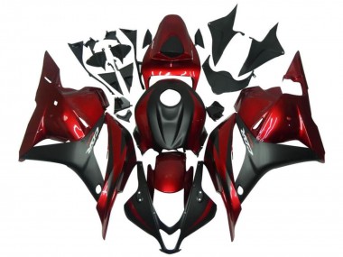 Billigste Honda CBR600RR Motorrad Verkleidung 2009-2012 - Rot Matt Schwarz