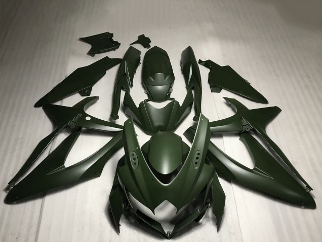 Billigste Suzuki GSXR 600 / GSXR 750 Motorrad Verkleidung 2008-2010 - Matt Grun