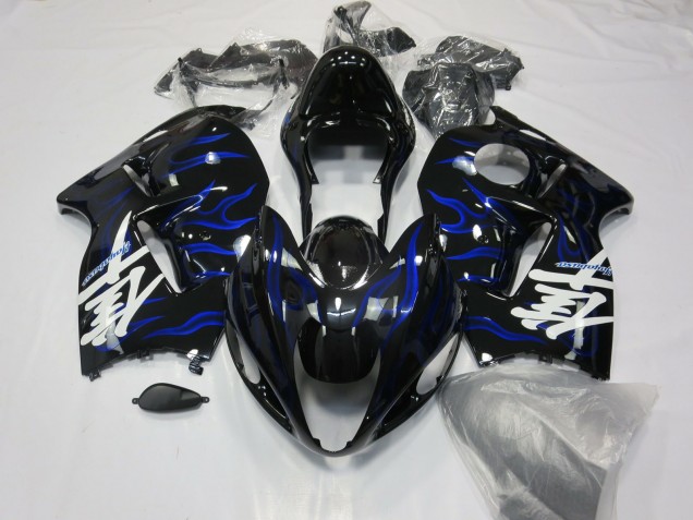 Billigste Suzuki GSXR 1300 Motorrad Verkleidung 1996-2007 - Blau Strudel