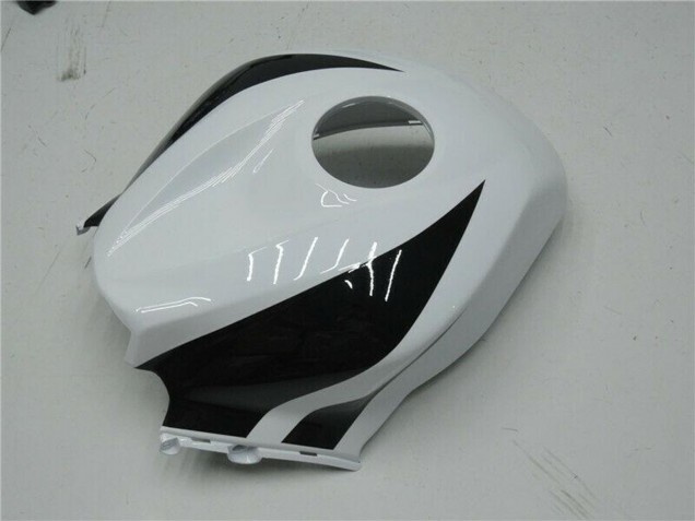 Billigste Honda CBR600RR Motorrad Verkleidung 2009-2012 - Weiss Glanzendes Schwarz Repsol