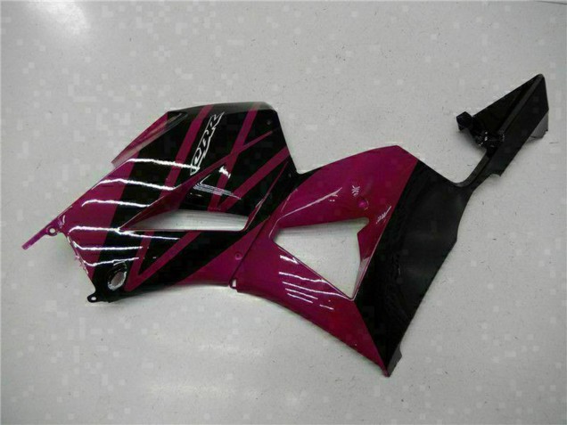 Billigste Honda CBR600RR Motorrad Verkleidung 2013-2023 - Lila Glanzendes Schwarz