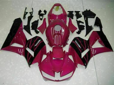 Billigste Honda CBR600RR Motorrad Verkleidung 2013-2023 - Lila Glanzendes Schwarz