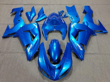 Billigste Kawasaki ZX10R Motorrad Verkleidung 2006-2007 - Blau