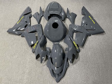 Billigste Kawasaki ZX10R Motorrad Verkleidung 2004-2005 - Dunkel Grau mit Logo