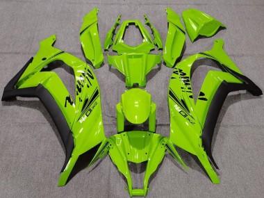 Billigste Kawasaki ZX10R Motorrad Verkleidung 2011-2015 - Grun Matt Schwarz