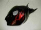 Billigste Honda CBR1000RR Motorrad Verkleidung 2004-2005 - Glanzendes Schwarz Rot Flamme