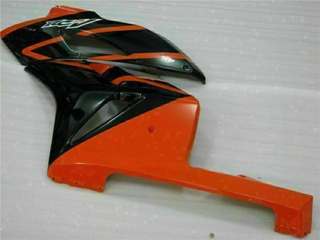 Billigste Honda CBR1000RR Motorrad Verkleidung 2004-2005 - Orange Glanzendes Schwarz