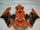 Billigste Honda CBR1000RR Motorrad Verkleidung 2004-2005 - Orange Glanzendes Schwarz