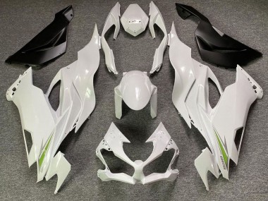 Billigste Kawasaki ZX6R Motorrad Verkleidung 2019-2022 - Perl Weiss Grun