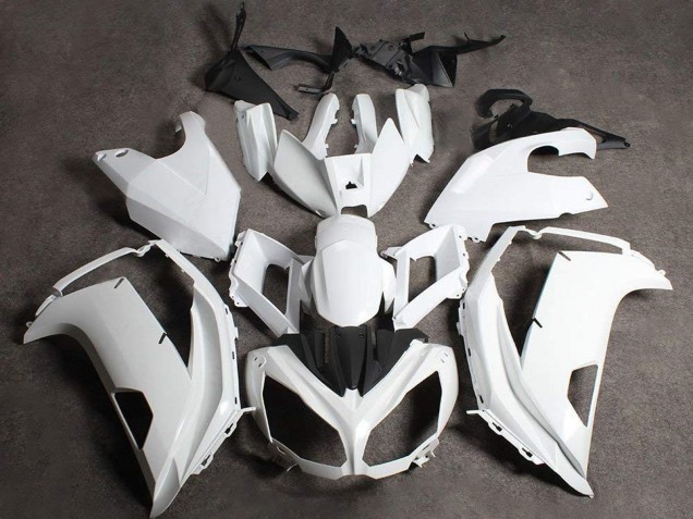 Billigste Kawasaki Ninja 650R Motorrad Verkleidung 2009-2011 - Weiss
