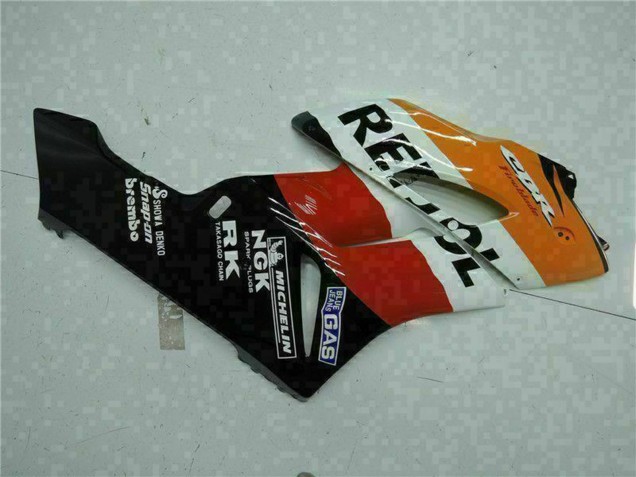 Billigste Honda CBR1000RR Motorrad Verkleidung 2004-2005 - Orange Weiss Rot Schwarz Repsol