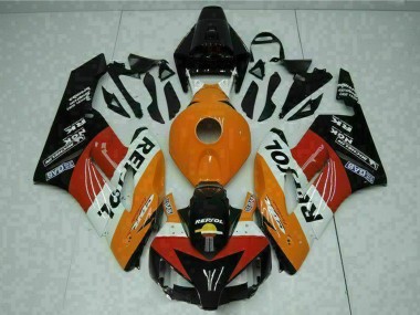 Billigste Honda CBR1000RR Motorrad Verkleidung 2004-2005 - Orange Weiss Rot Schwarz Repsol