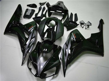 Billigste Honda CBR1000RR Motorrad Verkleidung 2004-2005 - Glanzendes Schwarz Grau
